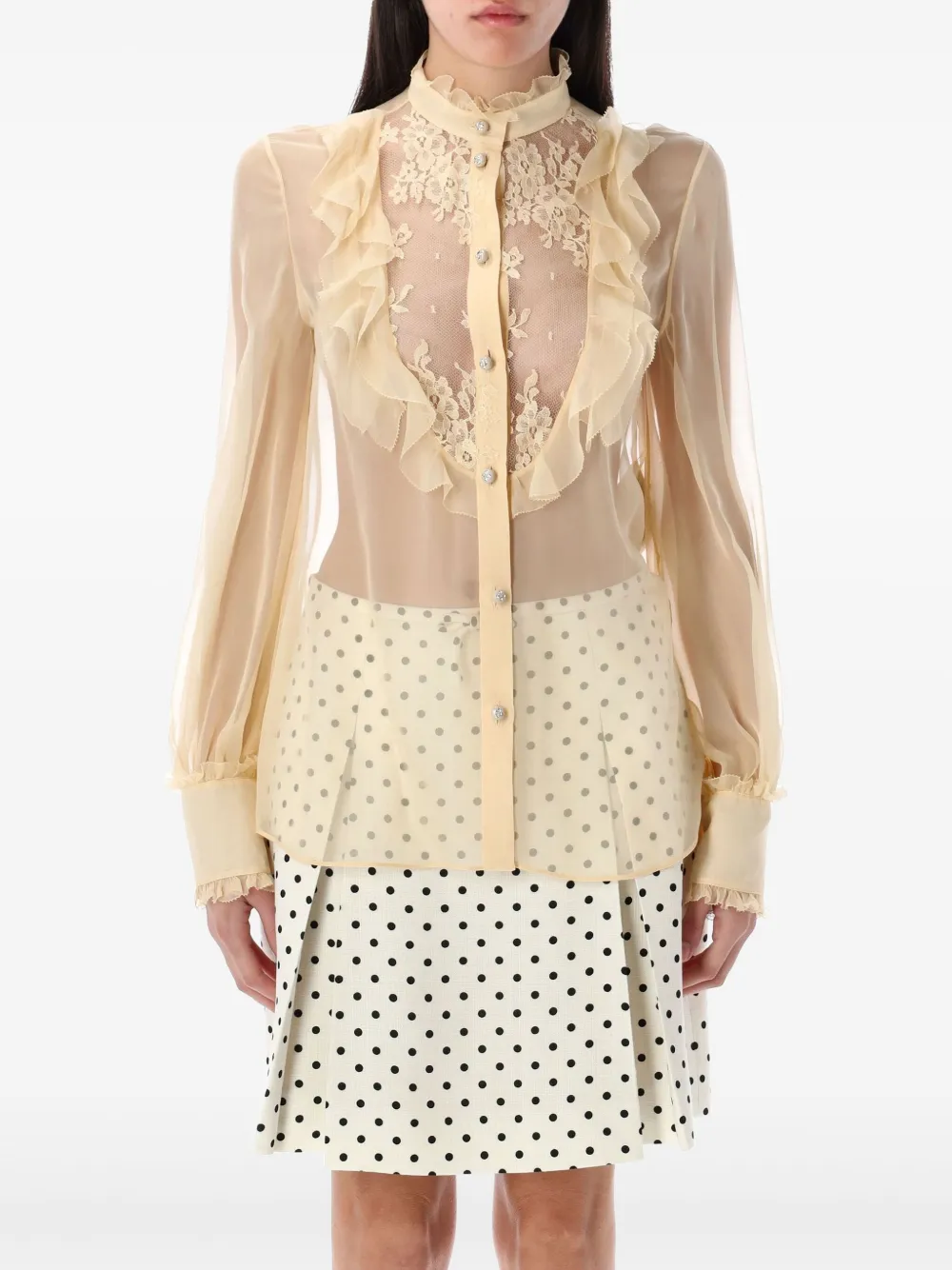 Шелковая рубашка VALENTINO GARAVANI, желтый
Шелковая рубашка VALENTINO GARAVANI, желтый