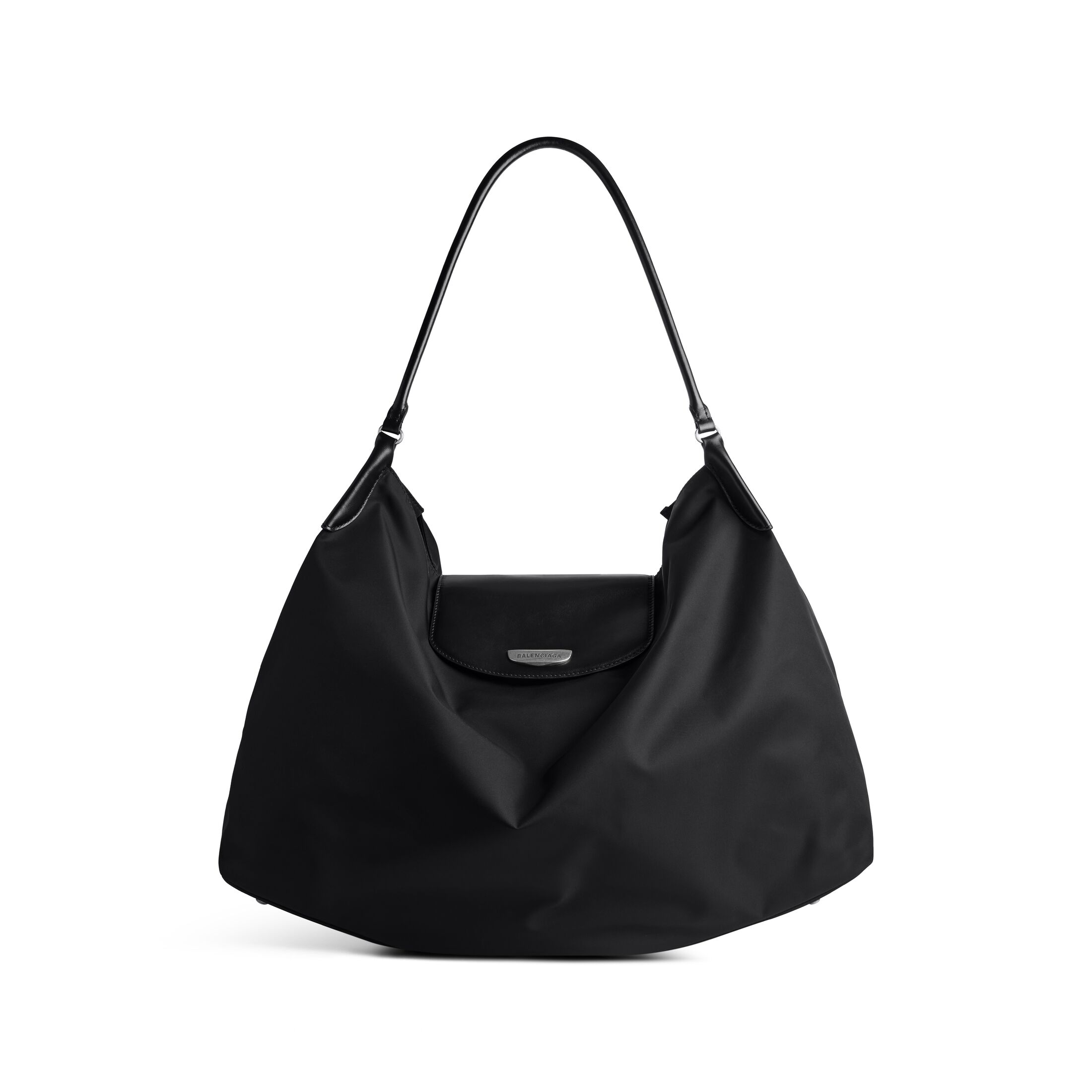 Balenciaga Сумка из нейлона и гладкой телячьей кожи, большая женская сумка через плечо black
Balenciaga Сумка из нейлона и гладкой телячьей кожи, большая женская сумка через плечо black