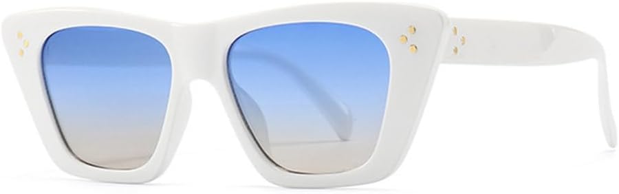 Солнцезащитные очки LVTFCO Retro Cat Eye для женщин, модные, ярких цветов, мужские солнцезащитные очки синего и розового цвета с защитой от УФ-излучения UV400, White Blue Tea
Солнцезащитные очки LVTFCO Retro Cat Eye для женщин, модные, ярких цветов, мужские солнцезащитные очки синего и розового цвета с защитой от УФ-излучения UV400, White Blue Tea