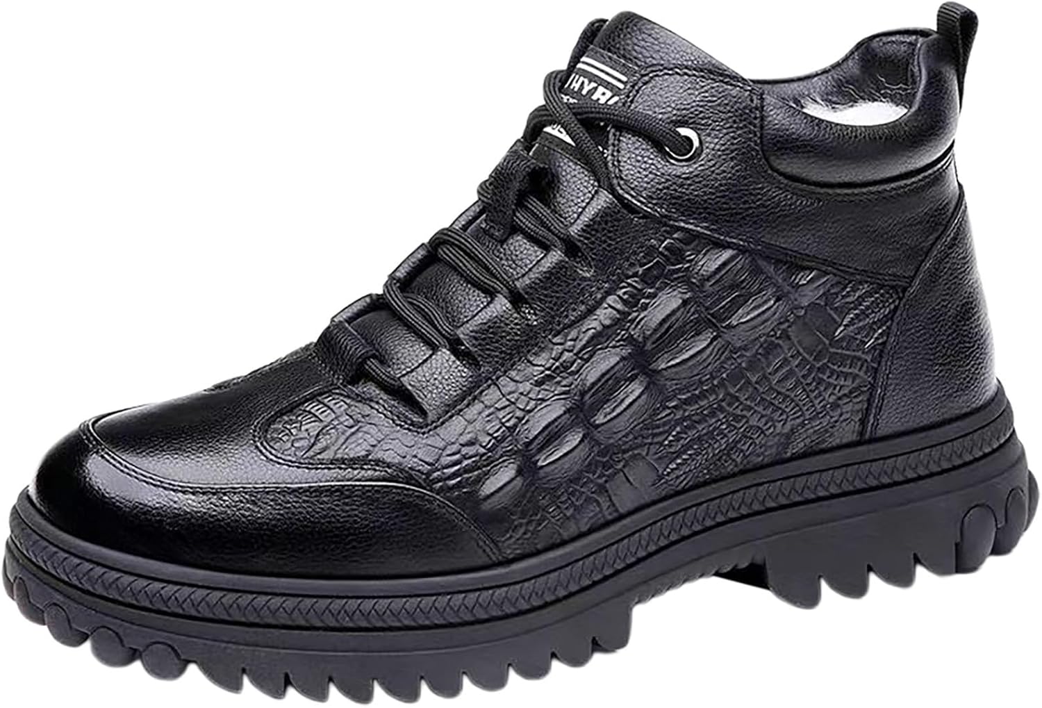 Мужские зимние ботинки Snow, водонепроницаемые, теплые с меховой подкладкой, зимние ботинки на шнуровке, для холодной погоды, с противоскользящей подошвой, удобные, на быструю обувь, легкие трекинговые ботинки Generic, черный
Мужские зимние ботинки Snow, водонепроницаемые, теплые с меховой подкладкой, зимние ботинки на шнуровке, для холодной погоды, с противоскользящей подошвой, удобные, на быструю обувь, легкие трекинговые ботинки Generic, черный