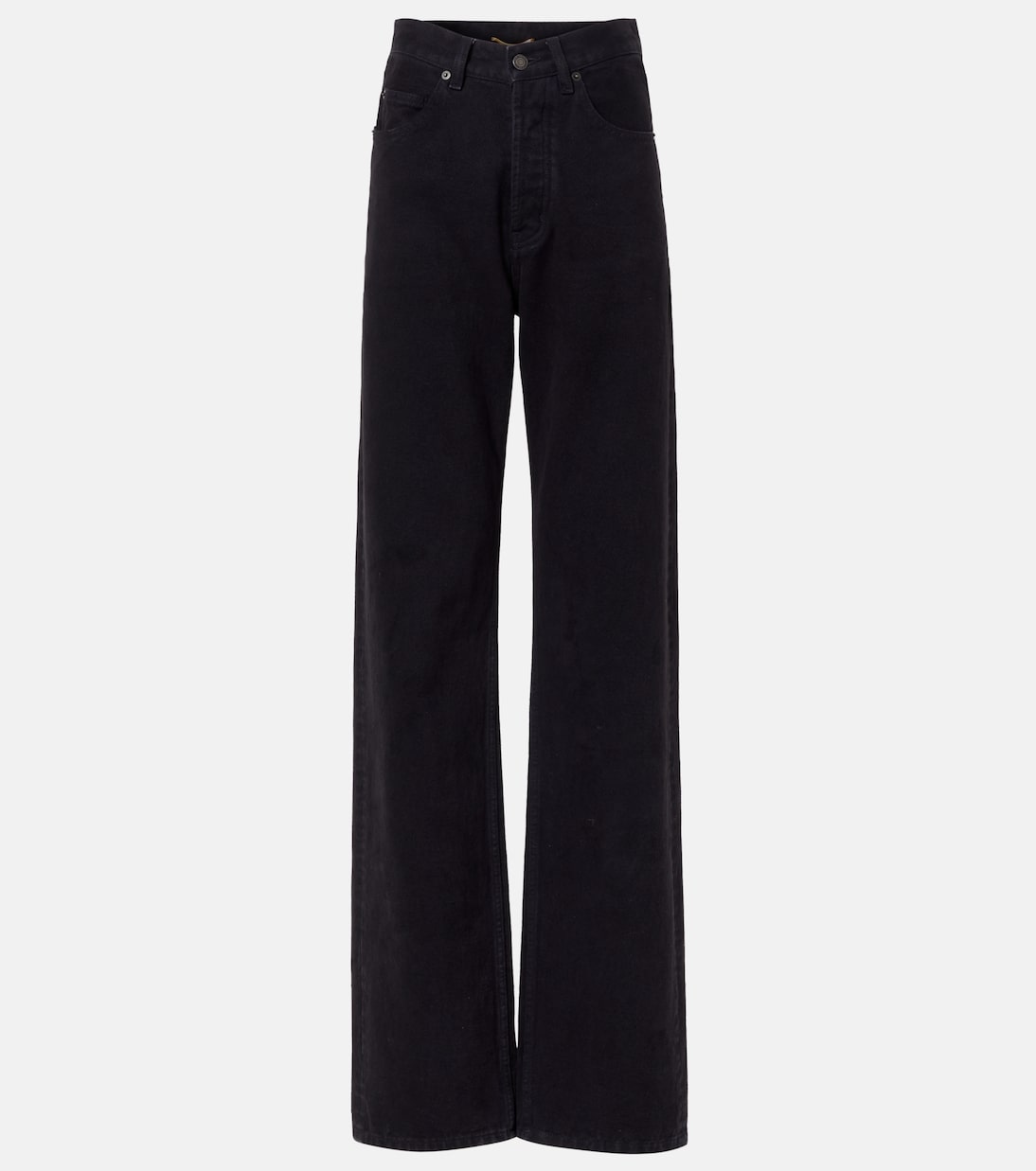 Прямые джинсы средней посадки Saint Laurent, Midnight Black
Прямые джинсы средней посадки Saint Laurent, Midnight Black