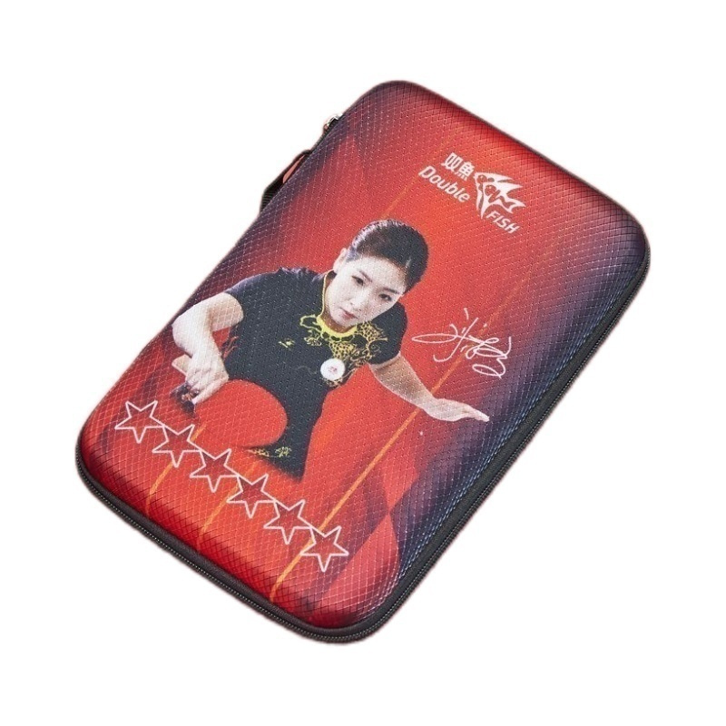 Ракетка для настольного тенниса DOUBLEFISH Six Star в чехле из полиэстера и нейлона, унисекс, 27*17*5 см DOUBLE FISH, hard racket bag-abrasion-resistant/impact-resistant
Ракетка для настольного тенниса DOUBLEFISH Six Star в чехле из полиэстера и нейлона, унисекс, 27*17*5 см DOUBLE FISH, hard racket bag-abrasion-resistant/impact-resistant