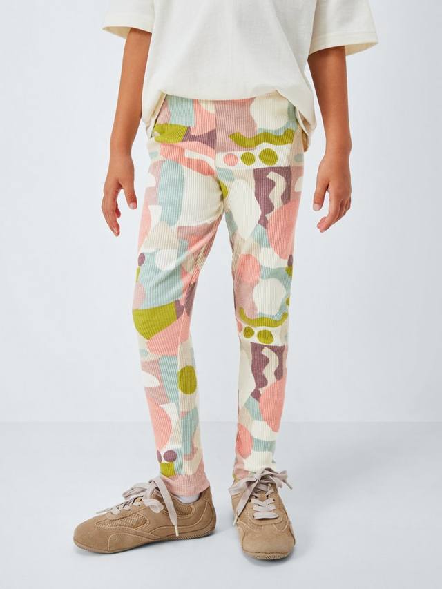Детские ребристые леггинсы с геометрическим принтом John Lewis, Pink Shapes
Детские ребристые леггинсы с геометрическим принтом John Lewis, Pink Shapes