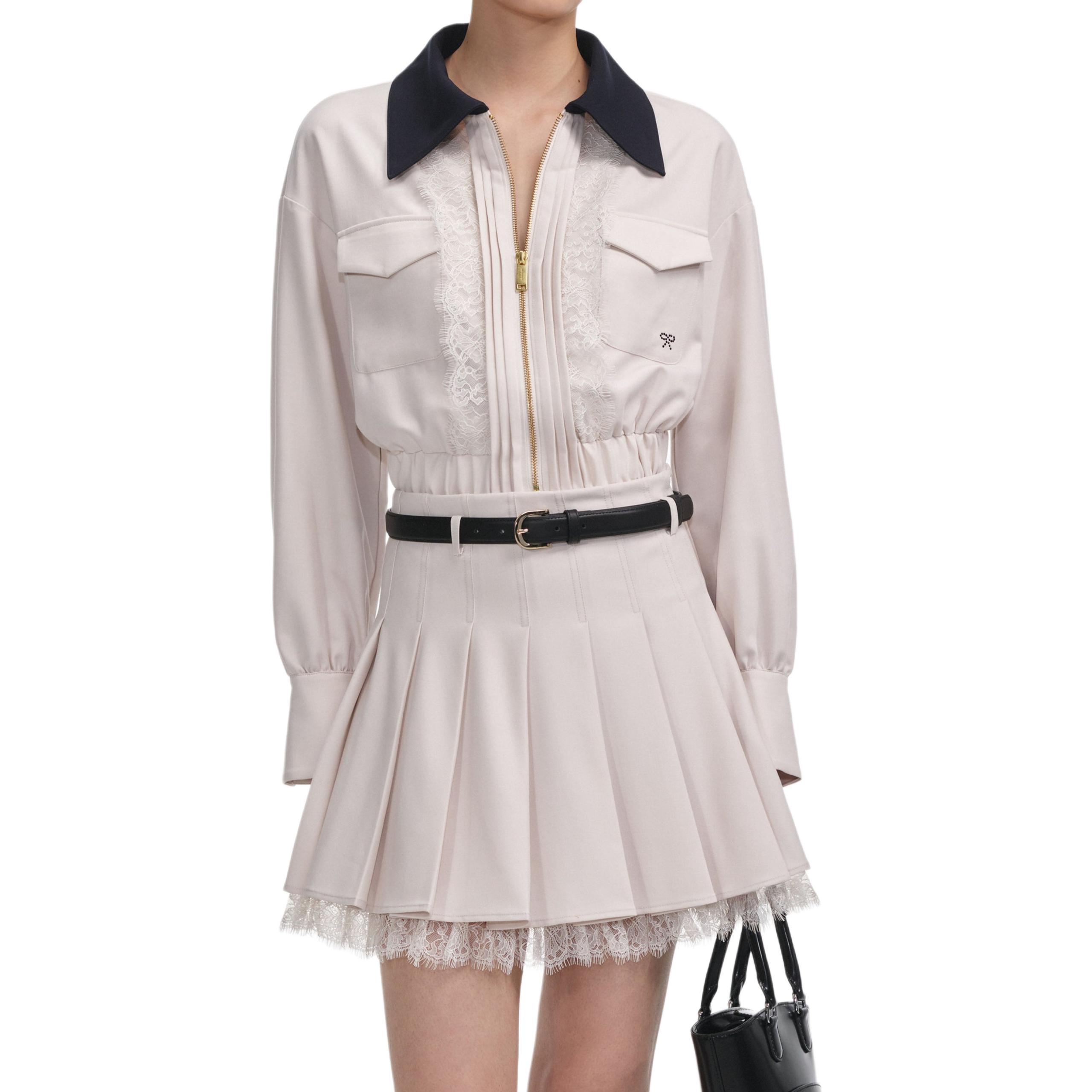 Мини-юбка плиссе Self portrait Self-portrait, кремовый
Мини-юбка плиссе Self portrait Self-portrait, кремовый