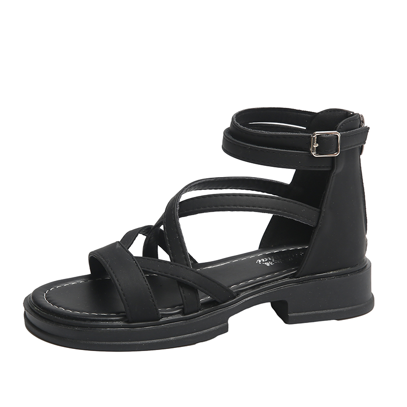 Нескользящие, износостойкие, дышащие детские сандалии для подростков FIRS Kids, черный 
Нескользящие, износостойкие, дышащие детские сандалии для подростков FIRS Kids, черный