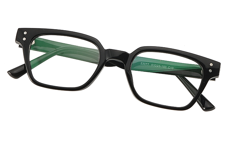 MUZU Пластиковая прямоугольная оправа для очков унисекс, Bright Black-C10
MUZU Пластиковая прямоугольная оправа для очков унисекс, Bright Black-C10