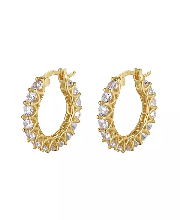 Золотые серьги-кольца Huggie Hoop, украшенные сверкающими кубическими цирконами Hollywood Sensation, gold
Золотые серьги-кольца Huggie Hoop, украшенные сверкающими кубическими цирконами Hollywood Sensation, gold