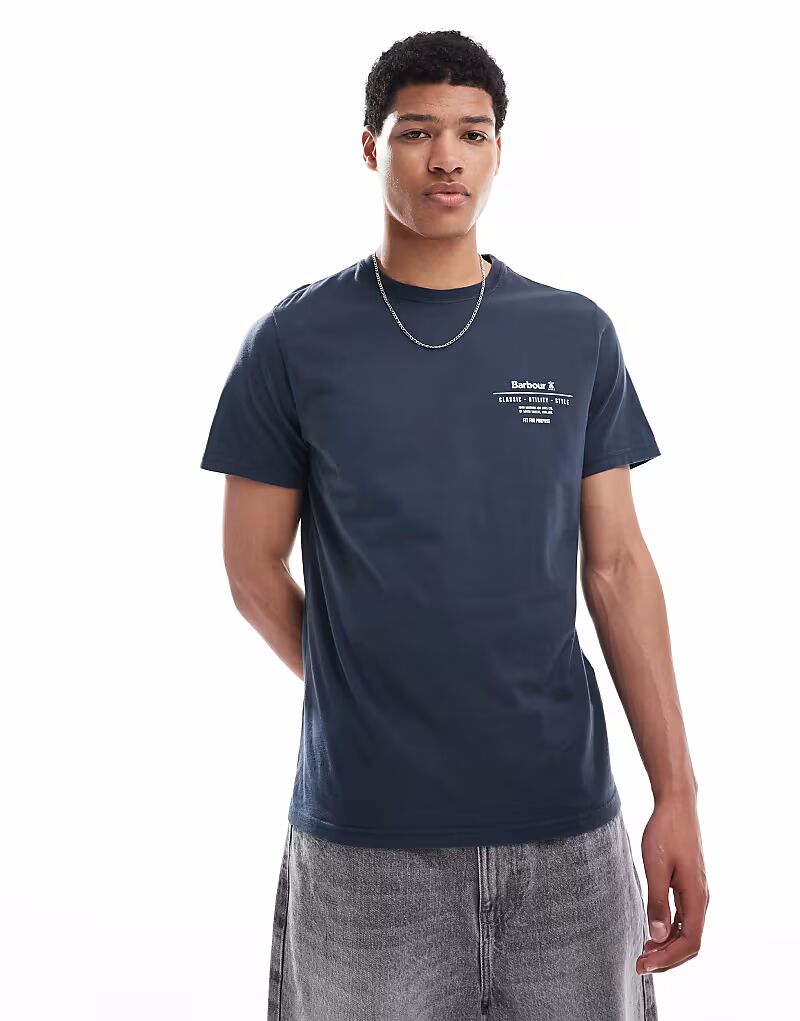 Футболка Barbour Hickling приталенного кроя темно-синего цвета
Футболка Barbour Hickling приталенного кроя темно-синего цвета