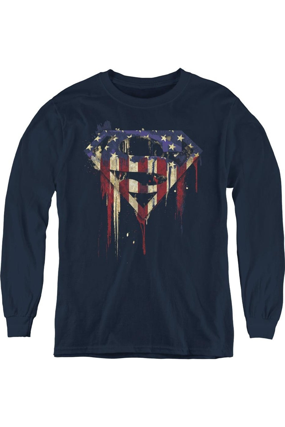 Футболка с длинным рукавом "Супермен: Кровавый щит" для молодежи Gildan, темно-синий
Футболка с длинным рукавом "Супермен: Кровавый щит" для молодежи Gildan, темно-синий