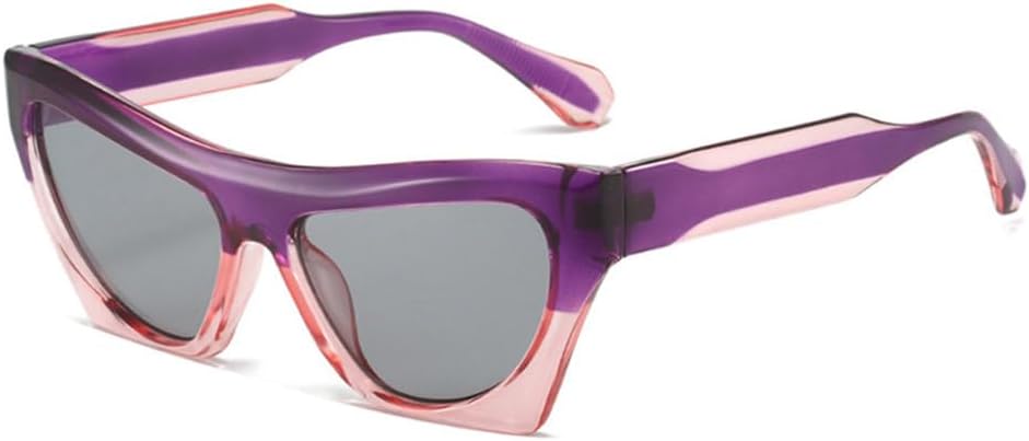 Модные двухцветные солнцезащитные очки «кошачий глаз» для женщин, защита от ультрафиолета UV400, ретро-панк, трендовые солнцезащитные очки для мужчин TYUVIVO, Purple Light Grey
Модные двухцветные солнцезащитные очки «кошачий глаз» для женщин, защита от ультрафиолета UV400, ретро-панк, трендовые солнцезащитные очки для мужчин TYUVIVO, Purple Light Grey