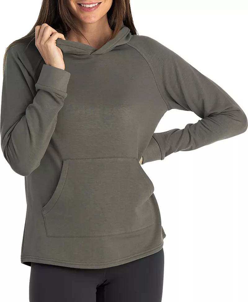 Женская легкая флисовая толстовка Free Fly из бамбука, цвет Fatigue 
Женская легкая флисовая толстовка Free Fly из бамбука, цвет Fatigue