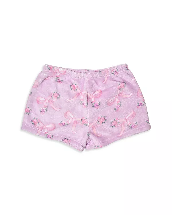 Уютные пижамные шорты для девочек с цветочным бантом Omg Accessories, фиолетовый
Уютные пижамные шорты для девочек с цветочным бантом Omg Accessories, фиолетовый