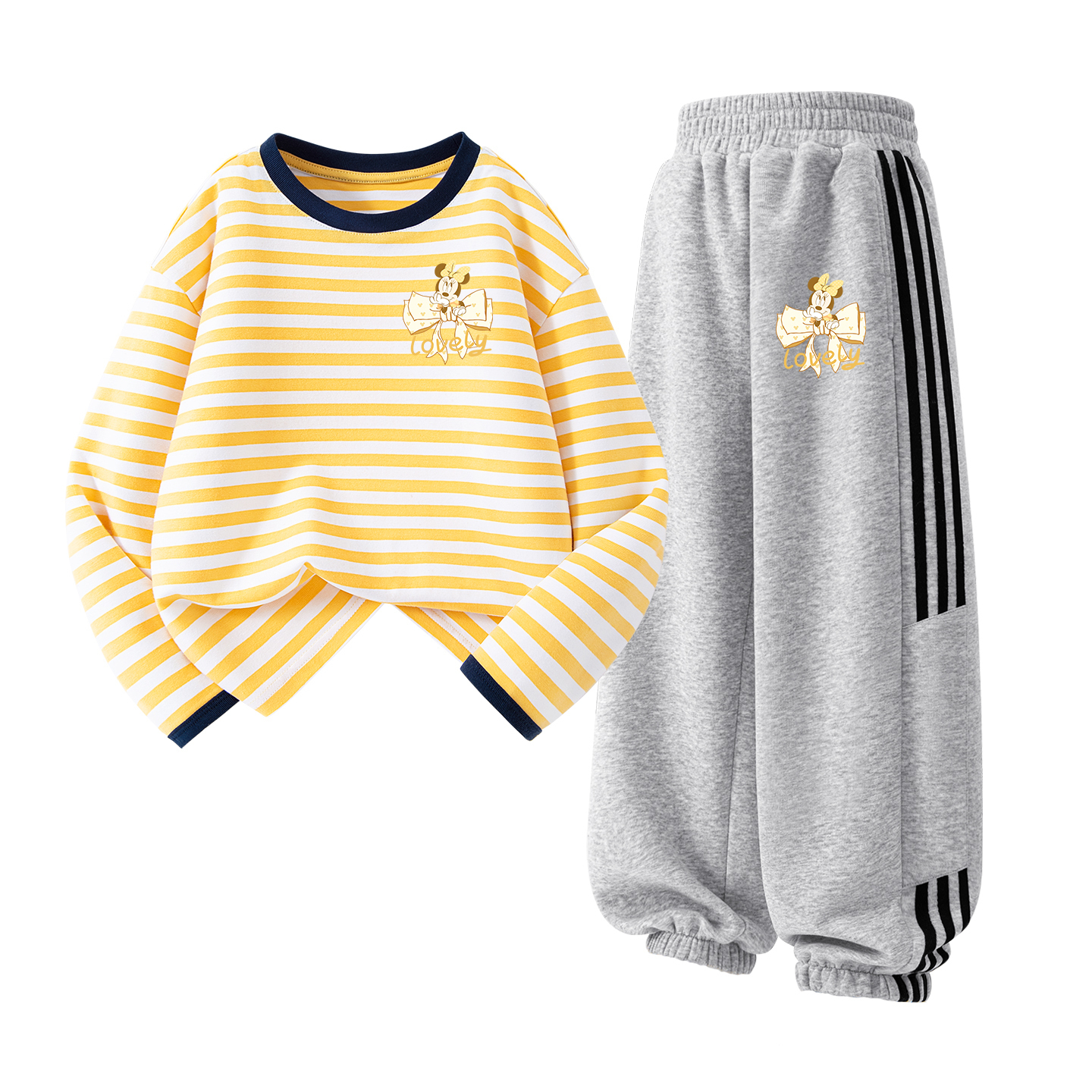 Детская повседневная спортивная одежда Disney, желтый
Детская повседневная спортивная одежда Disney, желтый