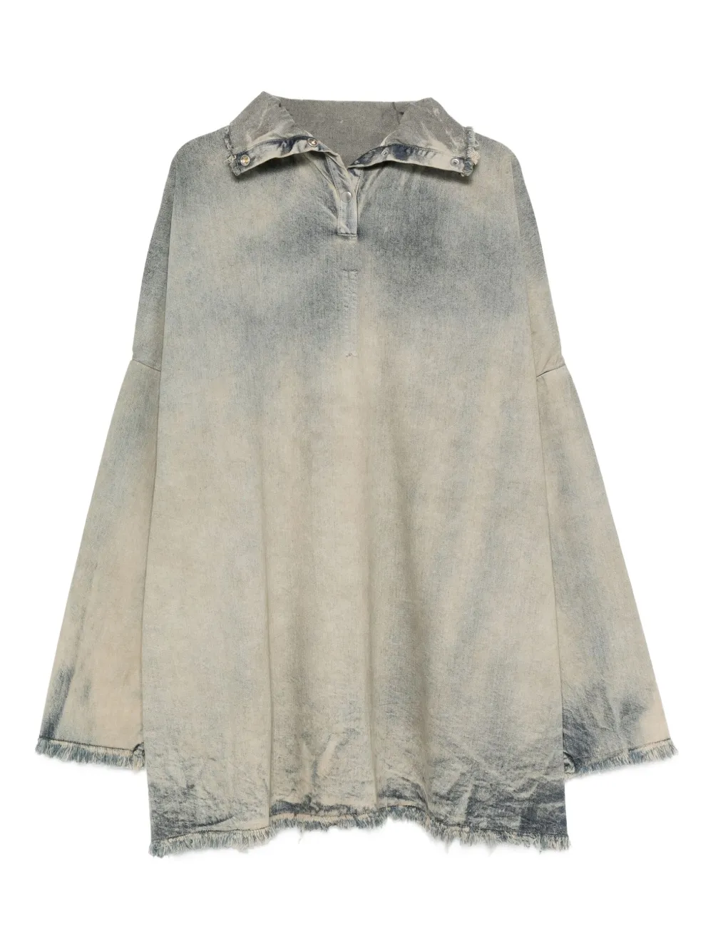 Джинсовая футболка с бахромой Rick Owens Drkshdw, серый
Джинсовая футболка с бахромой Rick Owens Drkshdw, серый