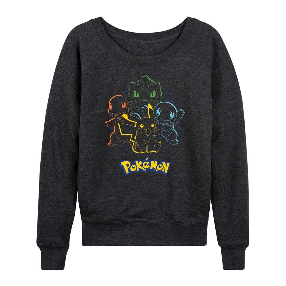 Женский легкий свитшот из френч терри с круглым вырезом Pokemon Round Group Licensed Character, цвет Heather Charcoal
Женский легкий свитшот из френч терри с круглым вырезом Pokemon Round Group Licensed Character, цвет Heather Charcoal