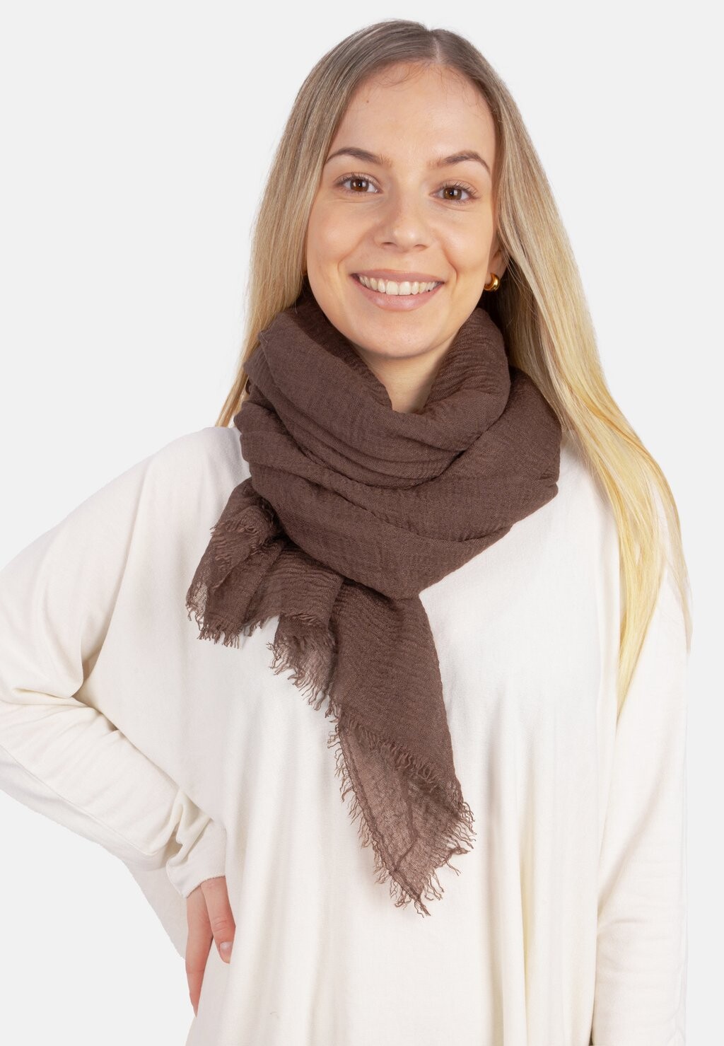 Шарф ISABELLA Seasons of April, темно-коричневый
Шарф ISABELLA Seasons of April, темно-коричневый