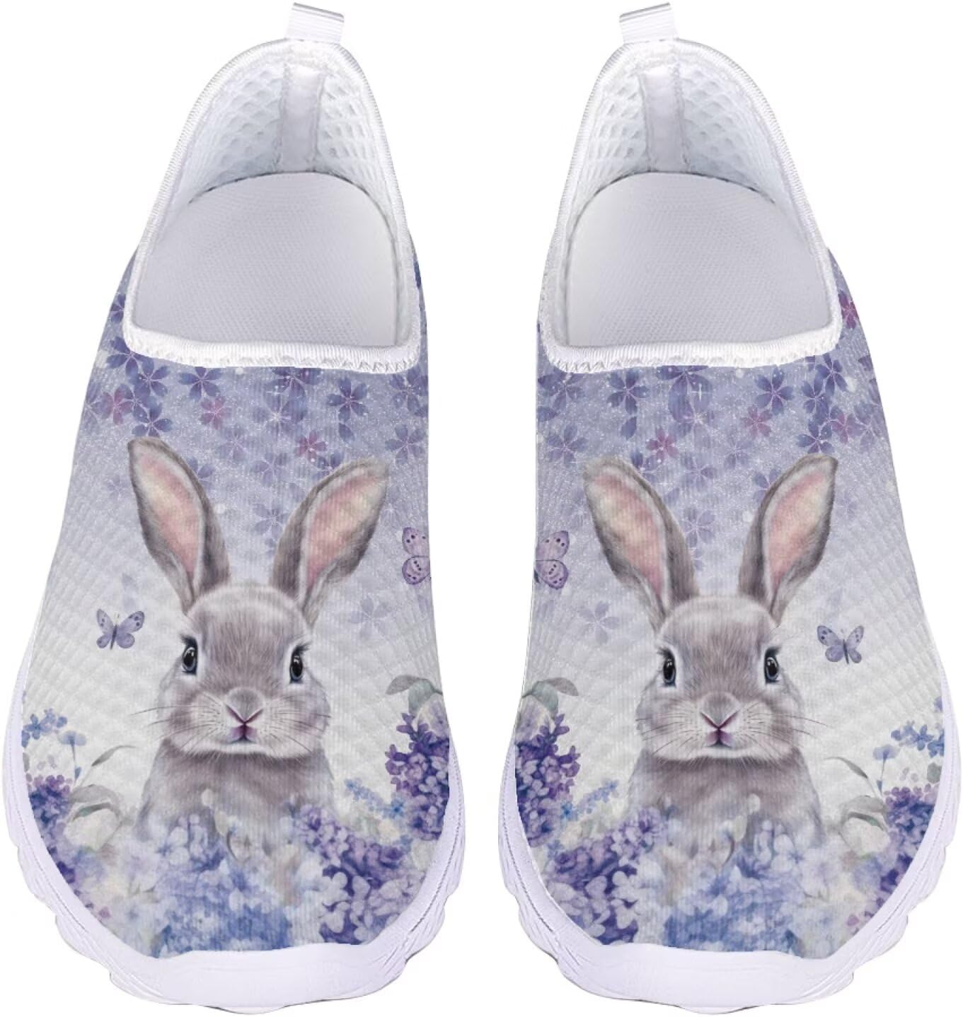 Женские и мужские кроссовки для ходьбы, сетчатые, с плоской подошвой, без застежки, дышащие, размеры США 5-12 Xixirimido, Cute Rabbit Flower Butterfly
Женские и мужские кроссовки для ходьбы, сетчатые, с плоской подошвой, без застежки, дышащие, размеры США 5-12 Xixirimido, Cute Rabbit Flower Butterfly