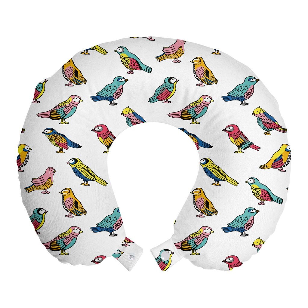 ABAKUHAUS Bird Travel Подушка для шеи, тропические летающие млекопитающие, джунгли, пенопластовые дорожные принадлежности для самолета и автомобиля, 30x30 см, разноцветные 
ABAKUHAUS Bird Travel Подушка для шеи, тропические летающие млекопитающие, джунгли, пенопластовые дорожные принадлежности для самолета и автомобиля, 30x30 см, разноцветные