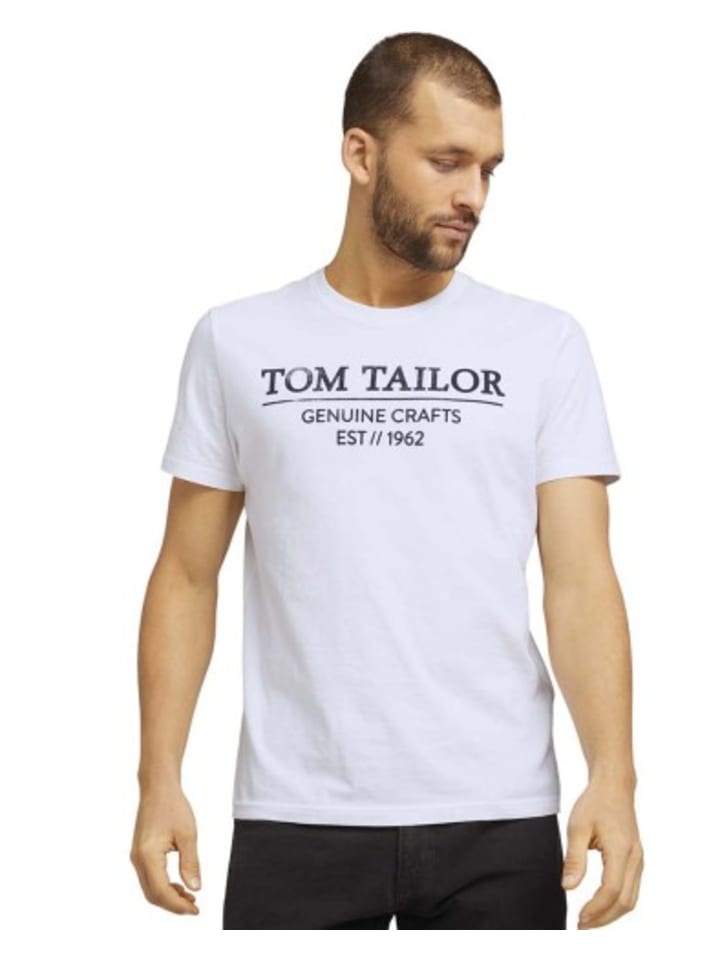 Футболка Tom Tailor, белый
Футболка Tom Tailor, белый