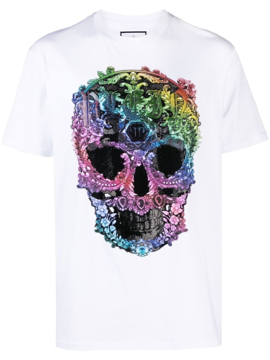 Philipp Plein футболка с декором Skull и стразами, белый
Philipp Plein футболка с декором Skull и стразами, белый