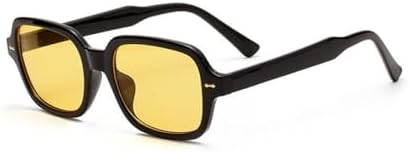 Солнцезащитные очки ретро-прямоугольной формы для женщин, модный декор, прозрачные линзы цвета океана, солнцезащитные очки для мужчин, защита от ультрафиолета UV400 MTZJH, Black Yellow
Солнцезащитные очки ретро-прямоугольной формы для женщин, модный декор, прозрачные линзы цвета океана, солнцезащитные очки для мужчин, защита от ультрафиолета UV400 MTZJH, Black Yellow