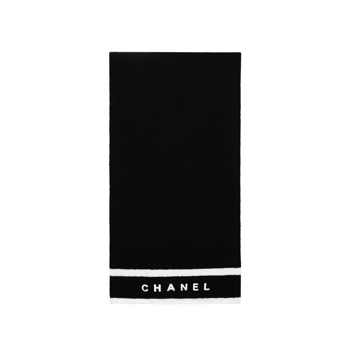 Chanel Вязаный шарф унисекс, черный
Chanel Вязаный шарф унисекс, черный