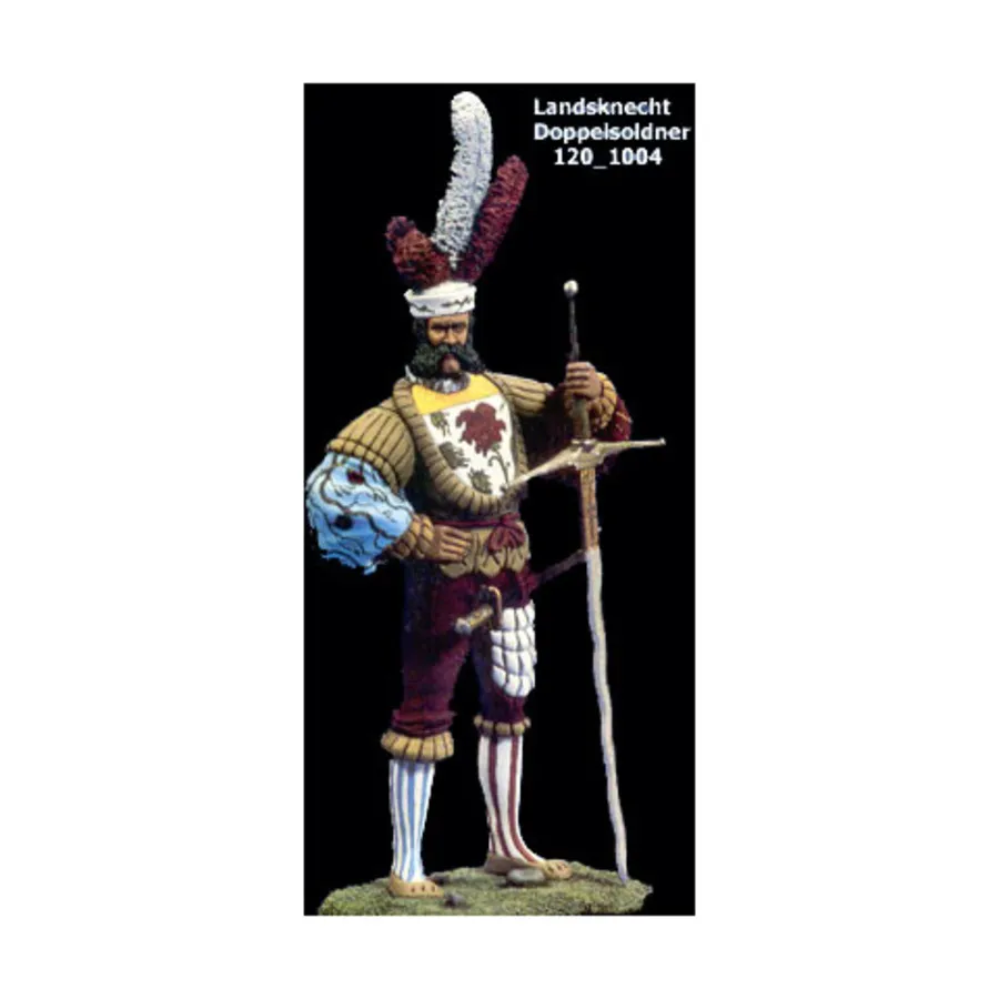 Ландскнехт Доппельсолднер, Vulcan Models (120mm) (Alternative Armies)
Ландскнехт Доппельсолднер, Vulcan Models (120mm) (Alternative Armies)