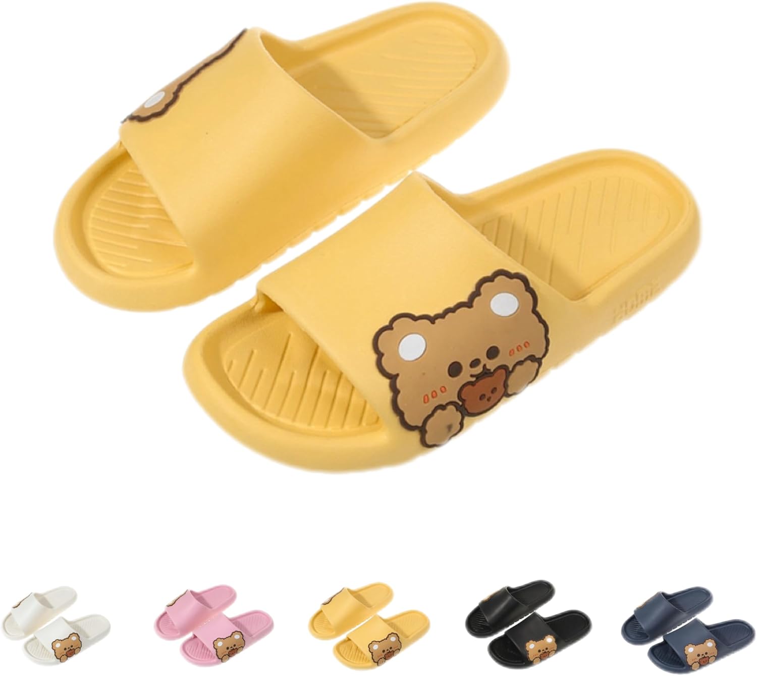 Тапочки NTRUEML Bear для ванной, женские летние домашние тапочки с платформой, милый мультяшный дизайн, для пары, нескользящие, мужские летние тапочки, желтый
Тапочки NTRUEML Bear для ванной, женские летние домашние тапочки с платформой, милый мультяшный дизайн, для пары, нескользящие, мужские летние тапочки, желтый