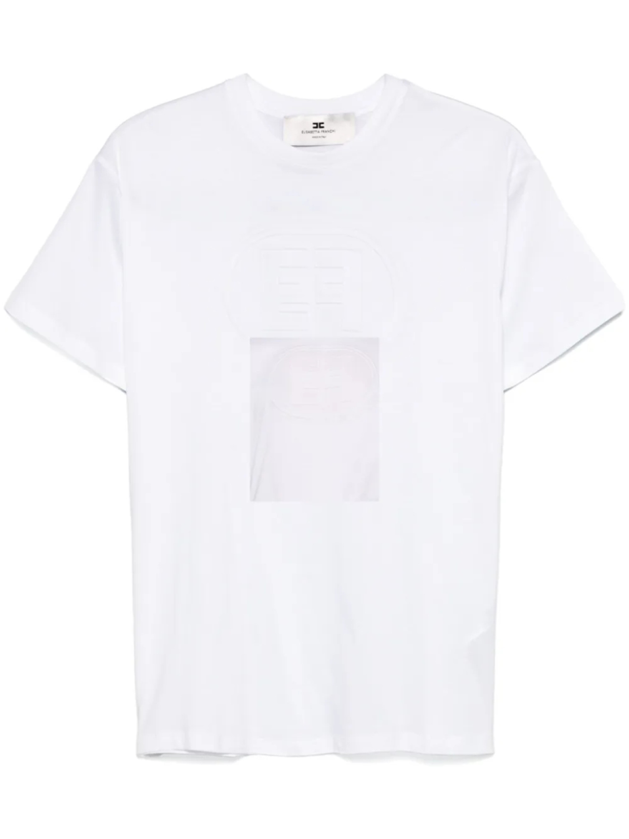 Футболка Elisabetta Franchi с тисненым логотипом, белый
Футболка Elisabetta Franchi с тисненым логотипом, белый
