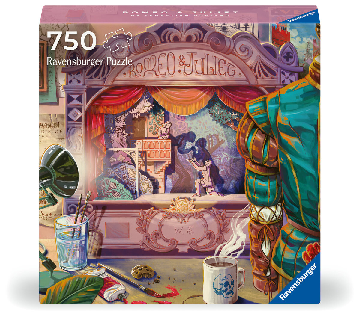 2D пазл Art&Soul Ромео и Джульетта, 750 шт. Ravensburger
2D пазл Art&Soul Ромео и Джульетта, 750 шт. Ravensburger