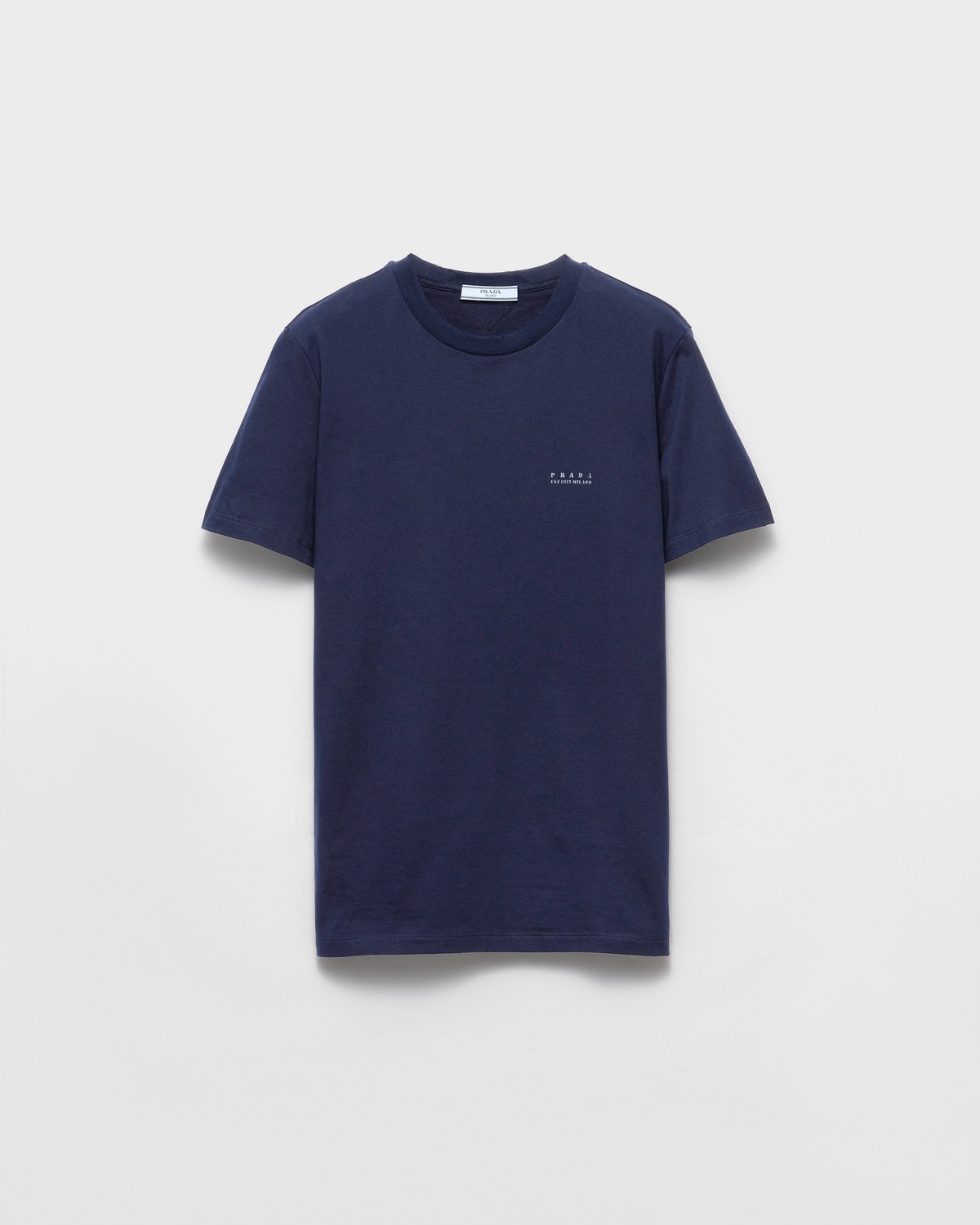 Футболка из хлопкового джерси Prada, темно-синий
Футболка из хлопкового джерси Prada, темно-синий