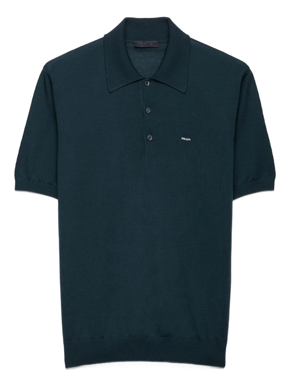 Шерстяная рубашка поло с вышивкой Prada, зеленый
Шерстяная рубашка поло с вышивкой Prada, зеленый