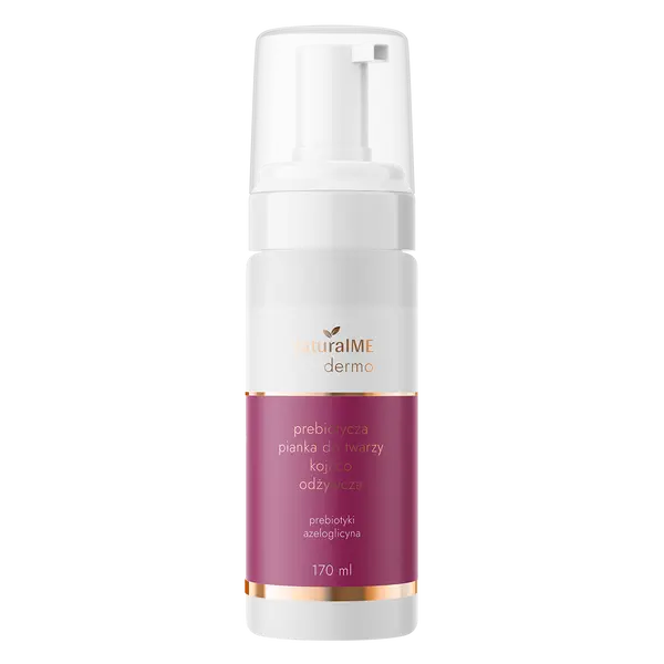 Успокаивающая и питательная пенка для умывания лица с пребиотиками, 170 мл Naturalme Dermo
Успокаивающая и питательная пенка для умывания лица с пребиотиками, 170 мл Naturalme Dermo