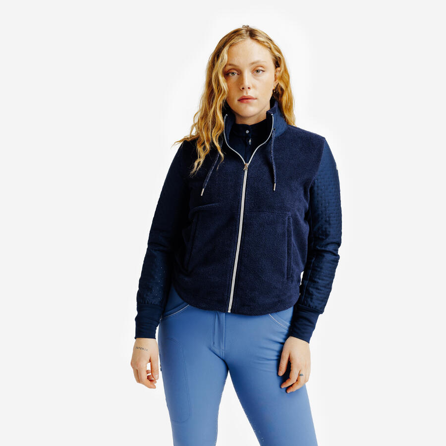 FOUGANZA Толстовка 500 теплая женская темно-синяя
FOUGANZA Толстовка 500 теплая женская темно-синяя