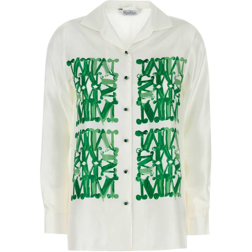 Майка Max Mara Nabil с принтом логотипа и пуговицами MaxMara, белый
Майка Max Mara Nabil с принтом логотипа и пуговицами MaxMara, белый