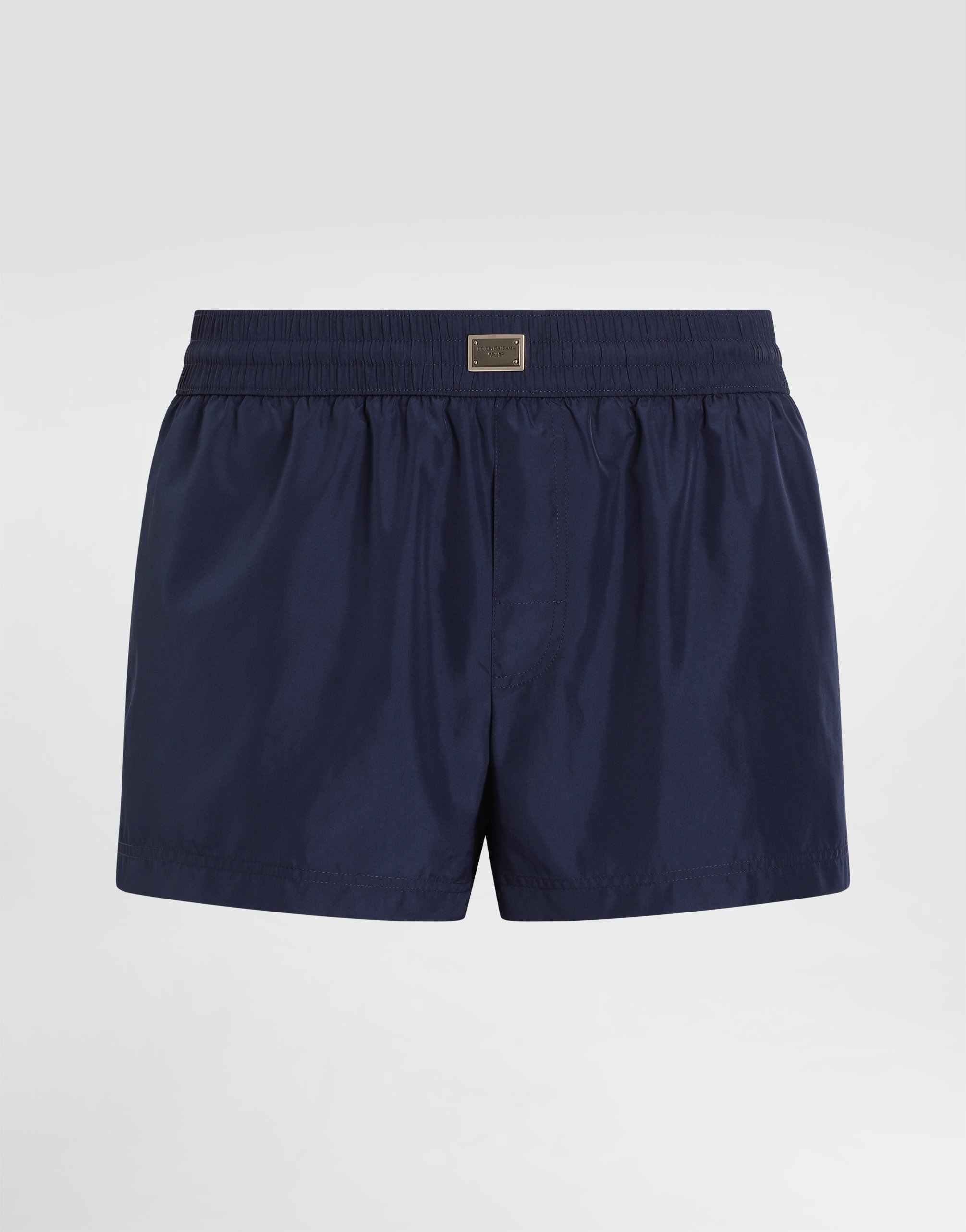 Короткие плавки с биркой Dolce & Gabbana, синий
Короткие плавки с биркой Dolce & Gabbana, синий