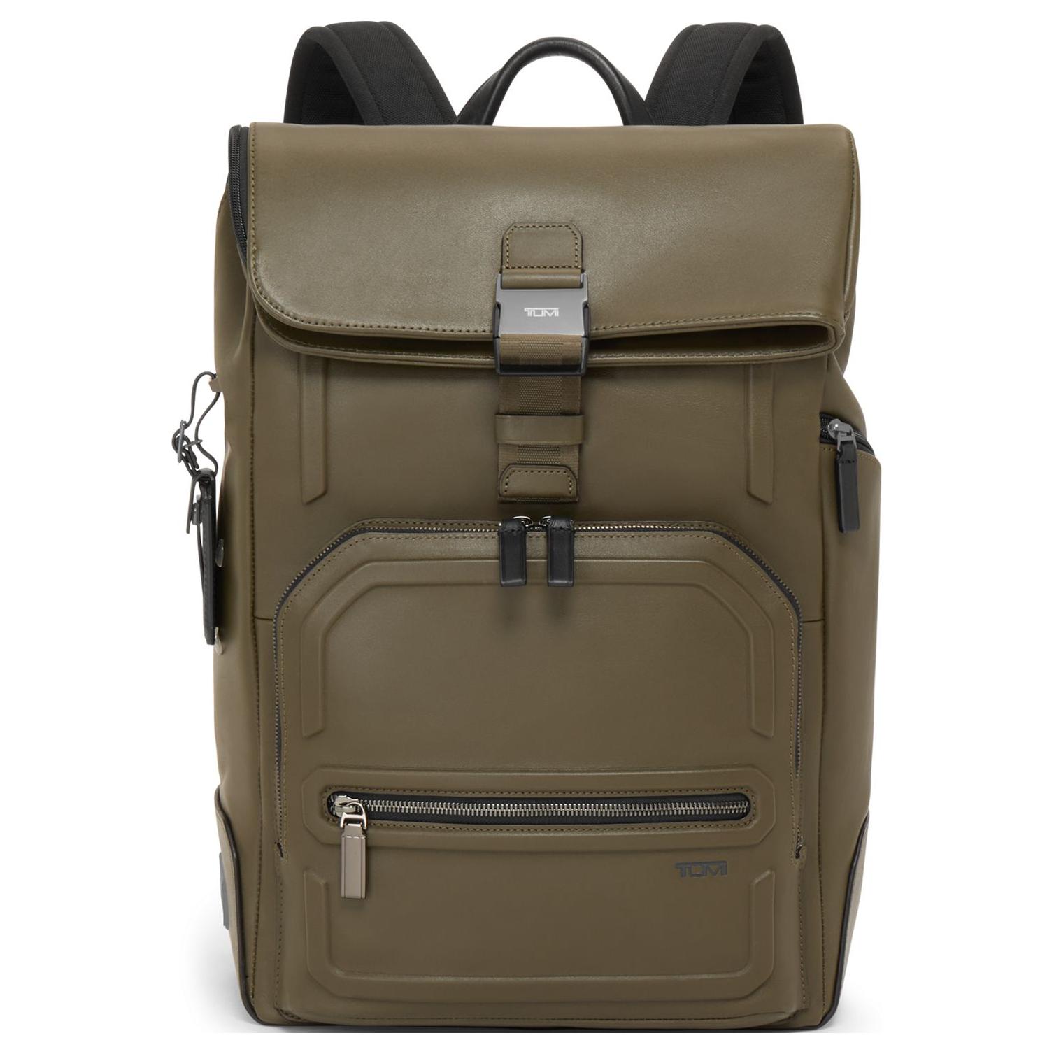 TUMI Кожаный рюкзак мужской оливковый
TUMI Кожаный рюкзак мужской оливковый