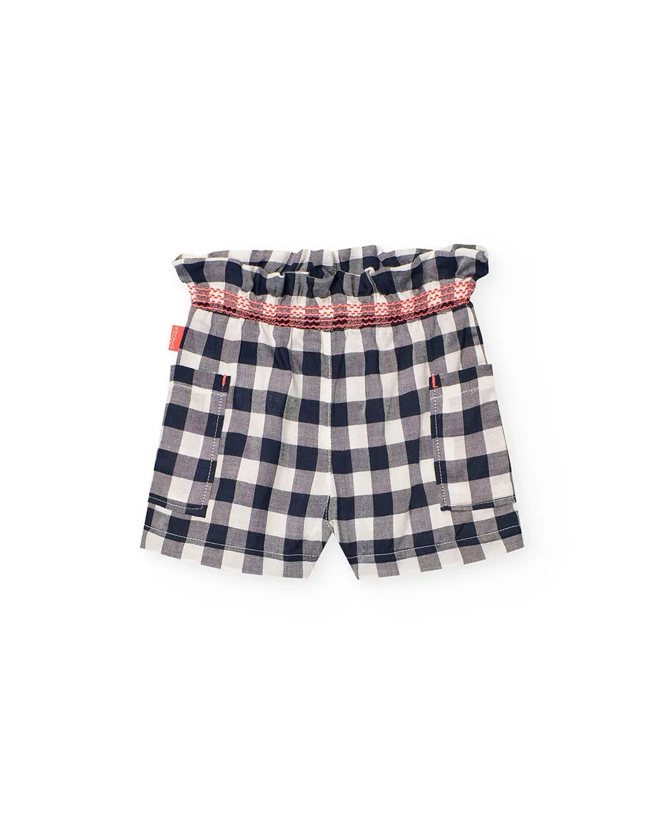 Детские шорты в клетку с эластичной талией Boboli, темно-синий
Детские шорты в клетку с эластичной талией Boboli, темно-синий