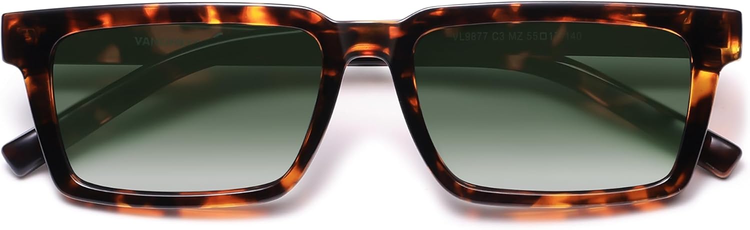 Солнцезащитные очки VANLINKER в стиле ретро, прямоугольные, поляризованные, для женщин и мужчин, модные, маленькие, стильные, в стиле 80-х и 90-х, квадратные, VL9877, C3 Tortoise Frame/Gradient Green Lenses
Солнцезащитные очки VANLINKER в стиле ретро, прямоугольные, поляризованные, для женщин и мужчин, модные, маленькие, стильные, в стиле 80-х и 90-х, квадратные, VL9877, C3 Tortoise Frame/Gradient Green Lenses