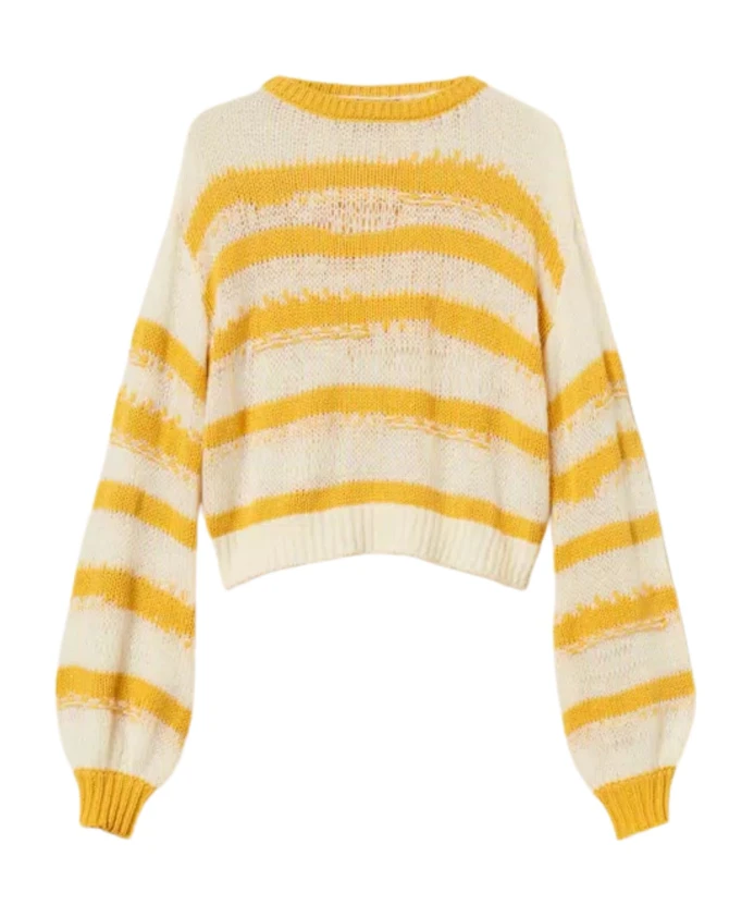 Полосатые хлопковые свитера Twinset, мультиколор
Полосатые хлопковые свитера Twinset, мультиколор