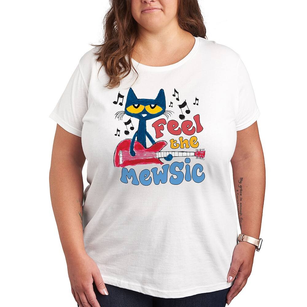 Футболка с рисунком Mewsic Plus Pete the Cat Feel The Mewsic Licensed Character, белый
Футболка с рисунком Mewsic Plus Pete the Cat Feel The Mewsic Licensed Character, белый