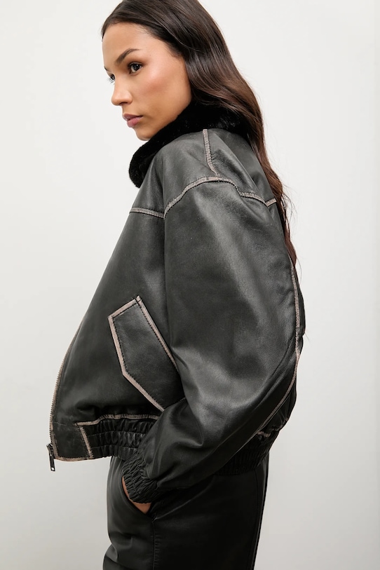 Кожаная куртка Answear.Lab, черный
Кожаная куртка Answear.Lab, черный