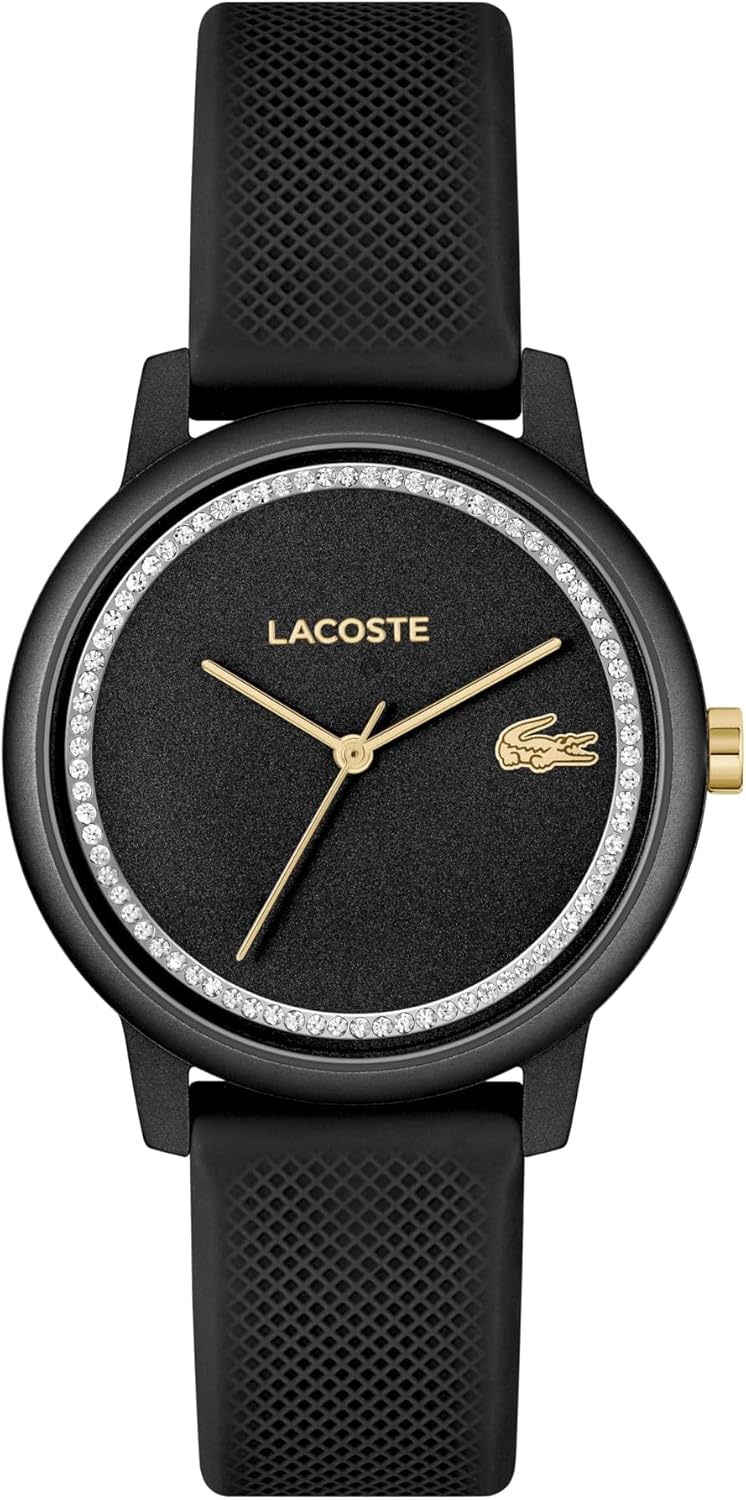 Lacoste 12.12 Go женские алюминиевые кварцевые часы, Black
Lacoste 12.12 Go женские алюминиевые кварцевые часы, Black