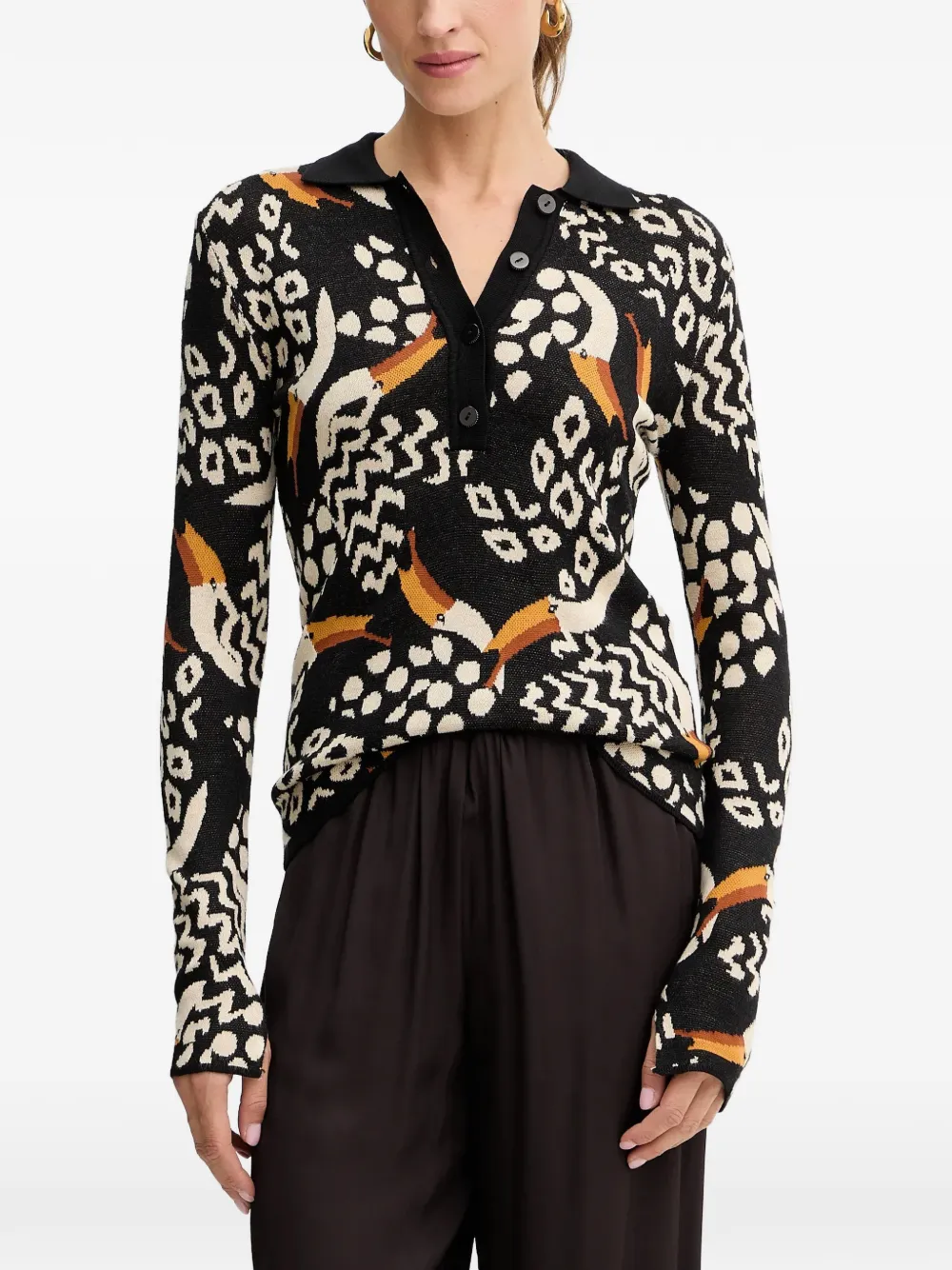 Поло-свитер Tucanissimo Farm Rio, черный
Поло-свитер Tucanissimo Farm Rio, черный