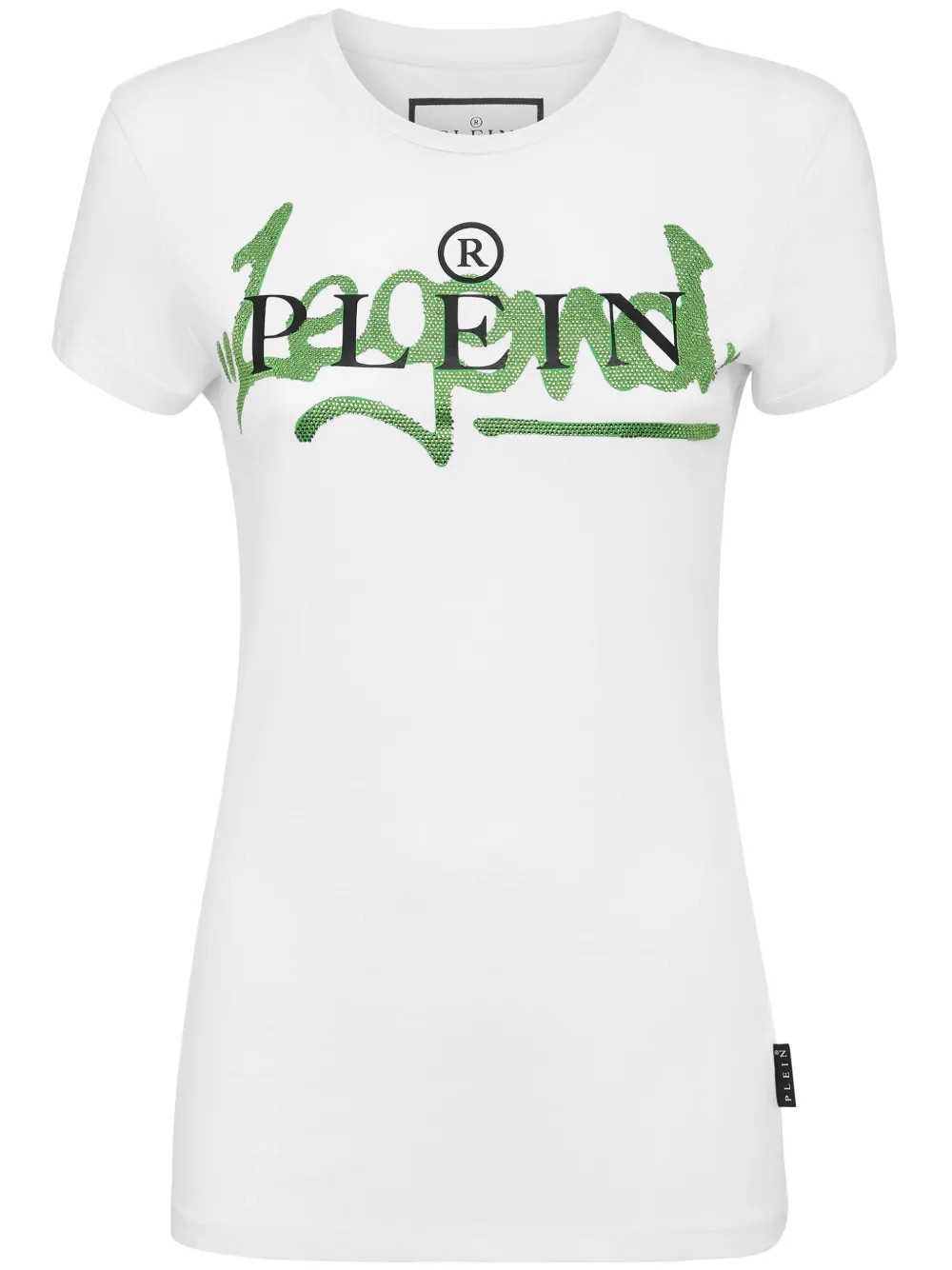 Футболка с кристаллами Philipp Plein, белый 
Футболка с кристаллами Philipp Plein, белый