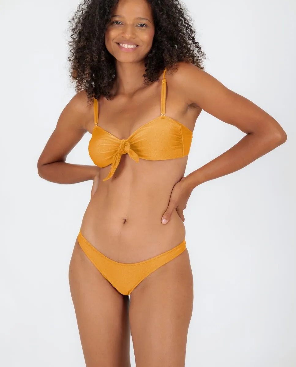 Гладкие бразильские плавки бикини Río de Sol, золотой
Гладкие бразильские плавки бикини Río de Sol, золотой