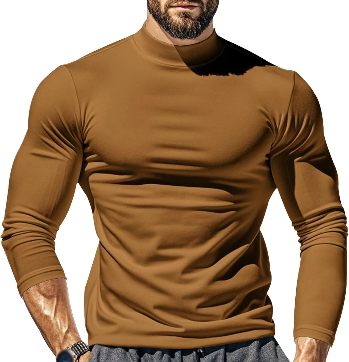 Мужской повседневный свитер Slim Fit с воротником-стойкой, мягкий и дышащий JEShifangjiusu
Мужской повседневный свитер Slim Fit с воротником-стойкой, мягкий и дышащий JEShifangjiusu