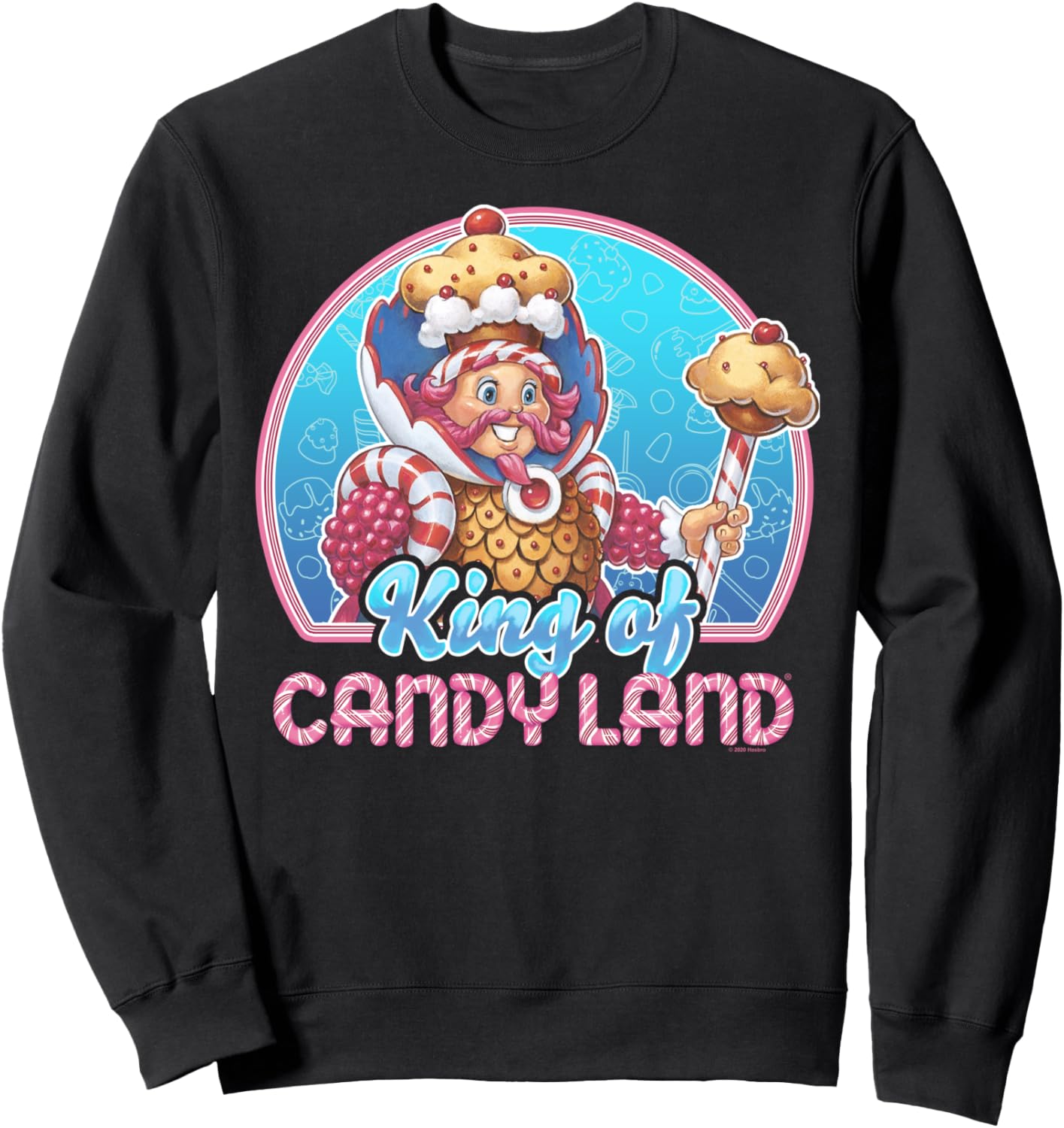 Толстовка с портретом Короля Страны Сладостей Candyland, черный
Толстовка с портретом Короля Страны Сладостей Candyland, черный