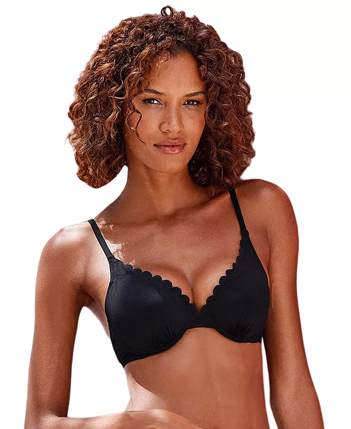 Размеры женского купальника-бикини на косточках с фестончатым краем и верхним бюстгальтером LASCANA, черный
Размеры женского купальника-бикини на косточках с фестончатым краем и верхним бюстгальтером LASCANA, черный