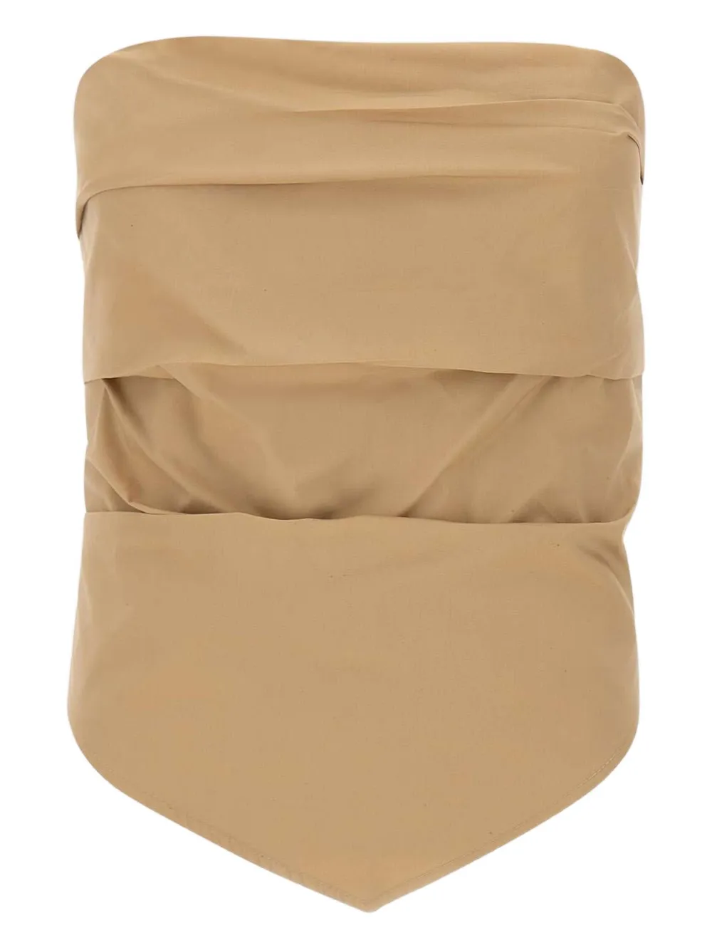 Присборенный топ-бандо kaos, коричневый
Присборенный топ-бандо kaos, коричневый